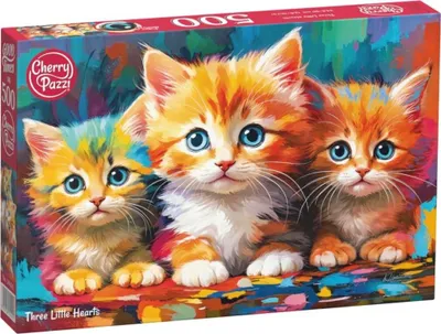 Zdjęcie produktu dla Puzzle 500 CherryPazzi Three Little Hearts 20425