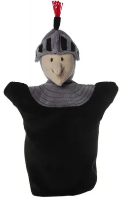 Produktbild von Märchenhafte Ritter Handpuppe 28 cm – weich und beweglich für fantasievolle Rollenspiele