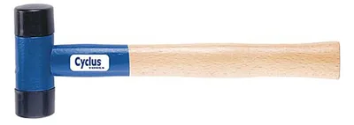Produktbild von CYCLUS TOOLS Gummihammer Mit Holzstiel, Schaftläng Kopfgewicht: 4
