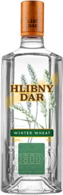 Produktbild von Vodka Hlibny Dar Winter Wheat 0,5L ukrainischer Wodka Chlebnij Dar
