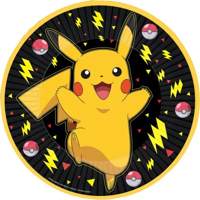 Produktbild von 66 Pokémon Pappteller für Kindergeburtstag, 8 Stück
