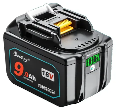 Produktbild von Wiederaufladbare Batterie, 9Ah Kapazität, verbesserte Leistung, 1 Stück 9Ah Batterie