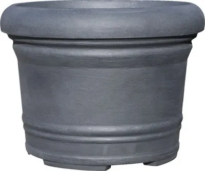 Produktbild von Pflanzkübel hoch geli Palermo Kunststoff Ø 100 cm H 75 cm anthrazit
