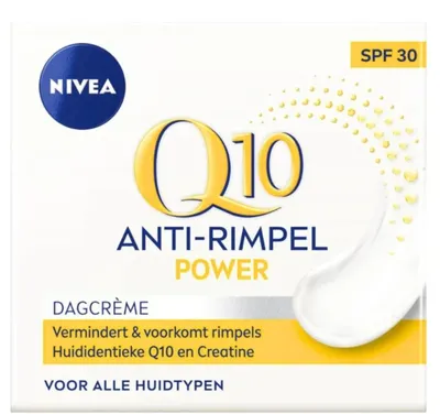 Image de 3 crèmes de jour anti-rides Nivea Q10 Power SPF30, 50 ml
