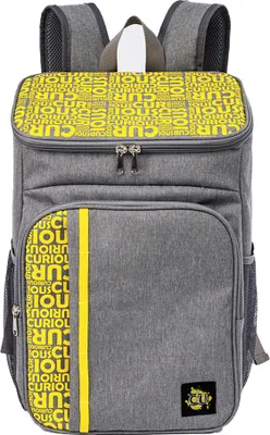 Produktbild von Biggdesign Moods Up Curious Isolierter Rucksack, wasserdichte und auslaufsichere isolierte Lunch-Tasche für Männer und Frauen, Picknick-Kühltaschen, für Büro, Camping, Strand, Schule, 19,1 L