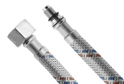 Produktbild von Aqualine Flexibler Schlauch, Edelstahl M10x1/2", 40cm