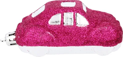 Produktbild von Aga 3x Weihnachtsdekoration Auto Rosa