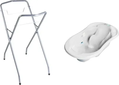 Obrázek produktu pro TEGA SET Dětská vanička profilovaná 2v1 KOMFORT + stojan 102 cm - šedá