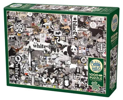 Produktbild von Cobble Hill Black and White: Animals, 1000 Stück(e)
