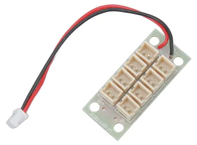 Immagine prodotto di Pannello luci per aeromodelli RC Gruppo di commutazione Componente originale per telecomando Wltoys XK A280 Bianco