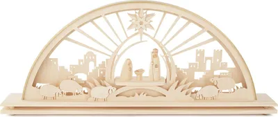 Imagen del producto de Arco decorativo para la Navidad, con iluminación LED, nuevo. Dimensiones: 55 x 23 x 6,5 cm