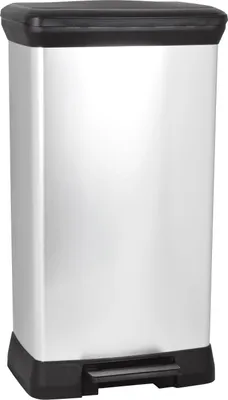 Zdjęcie produktu dla Kosz na śmieci Curver Deco Bin 50l srebrny
