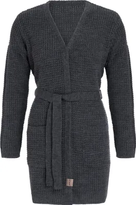 Produktbild von Knit Factory Robin Strickjacke - Anthrazit - 36/38