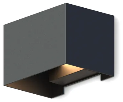 Produktbild von Calex Venice Wandleuchte, verstellbarer Lichtstrahl, Schwarz