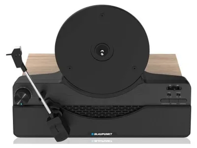 Zdjęcie produktu dla Blaupunkt Vertical gramofon, Bluetooth, 2x5W RMS, czarny, VT100BK