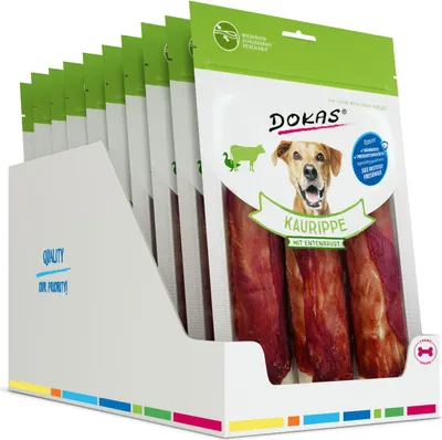 Produktbild von DOKAS - Kaurippe mit Entenbrust 10er Pack (10 x 210g)