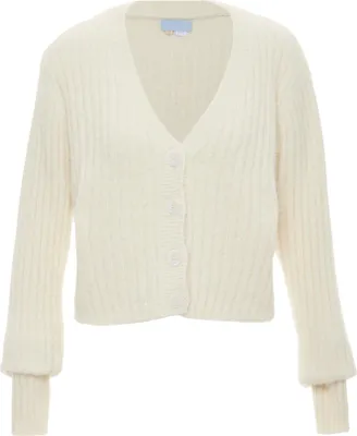 Produktbild von POOMI damen strickjacke - wollweiss, XS/S