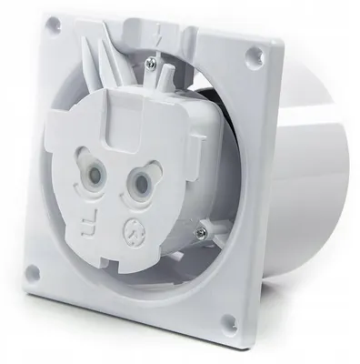 Produktbild von airRoxy dRim TS Dekorativer Wohnraumlüfter Leise Weiß Glänzend Timer 100mm