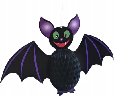 Zdjęcie produktu dla Nietoperz Wiszący 3D Straszna Dekoracja Halloween Impreza Ozdoba
