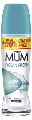 Zdjęcie produktu dla MUM DeoRoll Ocean Fresh, dezodorant antyperspiracyjny, opakowanie 75 ml