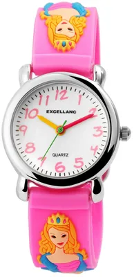 Produktbild von Excellanc Kinder Armbanduhr EX0482 silberfarbig, Mineralglas
