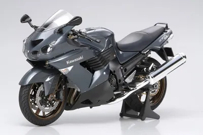 Produktbild von Tamiya Kawasaki ZZR 1400, Motorradmodell, Montagesatz, 1:12, Kawasaki ZZR 1400, Kunststoff, Landfahrzeugmodell