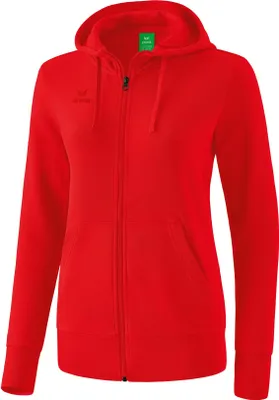 Produktbild von Erima Kapuzensweatjacke Damen - Rot