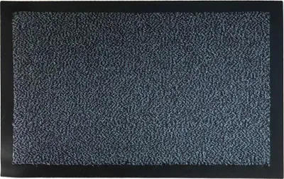 Image de Zolta paillasson - tapis de propreté lavable - paillasson extérieur - paillasson antidérapant - paillasson antidérapant - tapis de chaussures porte d'entrée - gris - 80x120cm