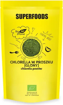 Produktbild von CHLORELLA-PULVER  200 g –  PLANET SUPERFOODS