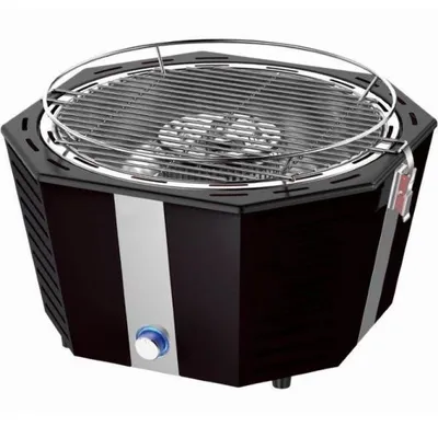 Produktbild von Syntrox Germany Balkongrill raucharm mit Aktivbelüftung 31 cm schwarz