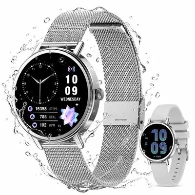 Produktbild von X30 Smartwatch – 1,26" HD Farbdisplay, Bluetooth Anrufe, KI-Sprachassistent, 100+ Sportmodi, 320mAh,Herzfrequenz & Blutsauerstoff, Schlafmonitoring