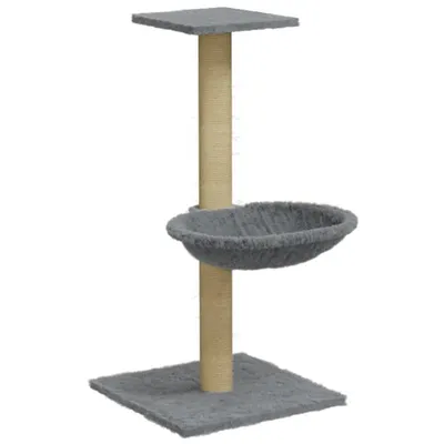 Image de Arbre à chat avec griffoir en sisal Gris clair 74 cm