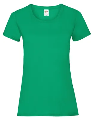 Imagen del producto de Camiseta Fruit Of The Loom Valueweight Mujer Verde Kelly