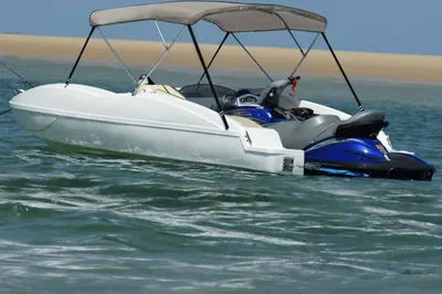 Produktbild von Möbel 3-Bow Bimini-Top Grau 182x184x136 cm - Planen & Abdeckfolien 94800