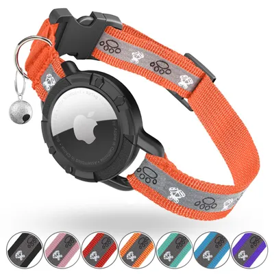 Produktbild von Reflektierendes AirTag Katzenhalsband, Integriertes Katzen-Tracker-Halsband mit