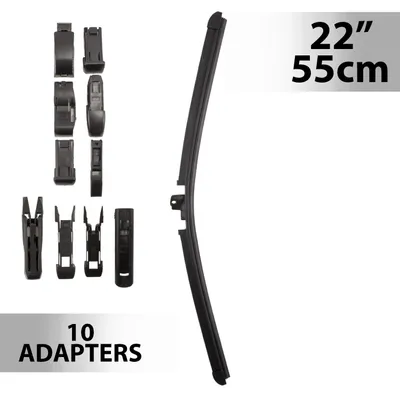 Produktbild von Scheibenwischer, 55 cm - mit 10 Adaptern