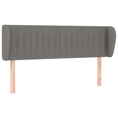 Produktbild von Kopfteil mit Ohren Dunkelgrau 147x23x78/88 cm Stoff