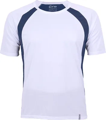 Zdjęcie produktu dla CONA SPORTS CS05 | Męska koszulka Pace Tech Tee - Kolor: Biały/Navy - Rozmiar: S