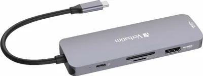 Produktbild von Verbatim USB-C Pro Multiport Hub 8 Port CMH-08              32151
