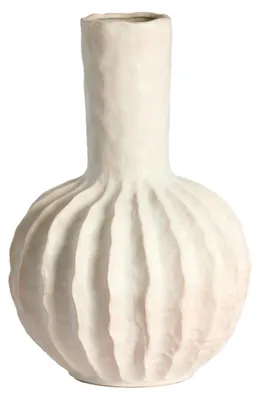 Zdjęcie produktu dla Wyrafinowany biały ceramiczny wazon Light & Living Senago
