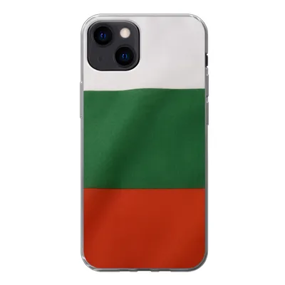 Produktbild von MuchoWow® Handyhülle Schutzhülle Hülle für iPhone 13 Nahaufnahme der Flagge von Bulgarien Silikon Softcase Handy Hülle - Karteninhaber
