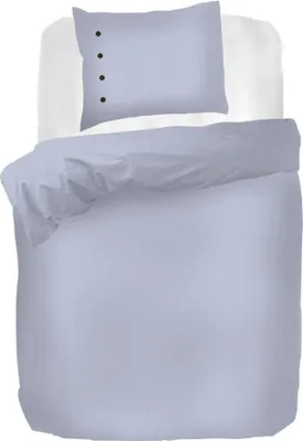 Produktbild von Kayori Shizu Bio-Baumwollsatin Bettwäsche-Garnitur Farbe Hellblau Größe 155x220+80x80 cm
