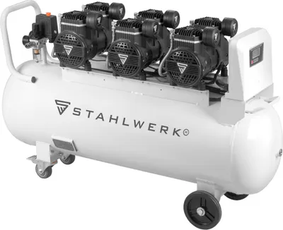 Produktbild von STAHLWERK Kompressor ST-1010 Pro 10 bar, 6,5 PS, 4,8 kW, 630 l/min, 100 l Tank