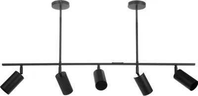 Zdjęcie produktu dla LAMPA WISZĄCA NOWOCZESNA METAL LOFT APP611-5C Czarna