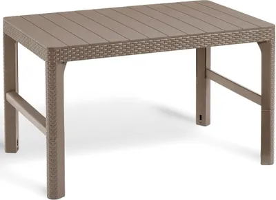 Obrázok produktu pre Záhradný stôl Keter Lyon 116x72 cm umelý ratan cappuccino