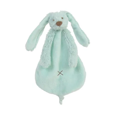 Produktbild von Happy Horse Schmusetuch Hase Richie ozeanblau - Lagoon grün - Baby Geschenk