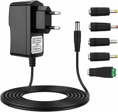 Produktbild von Netzteil - 5 V - AC/DC-Netzteil - 2 m - mit 5 Steckern