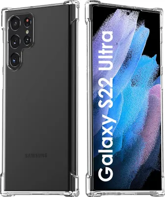 Obrázek produktu pro Pouzdro pro Samsung Galaxy S22 ULTRA 5G - Nárazuvzdorné průhledné pouzdro na mobilní telefon Odolné proti poškrábání Ochranné pouzdro Ultra Thin Phonillico®