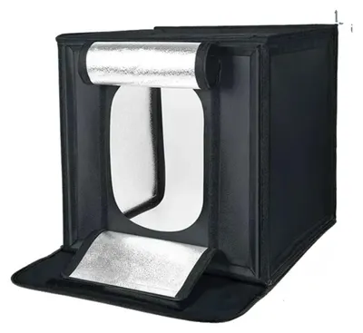Productafbeelding van Fotolamp, verstelbare afmetingen, meerdere achtergronden, 45 cm x 43 cm x 43 cm
