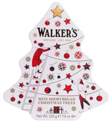 Produktbild von Walker's Pure Butter Mini Shortbread Christmas Trees 225g